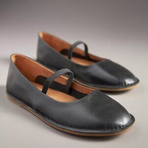NEW KELSI DAGGER Leather Harper Ballet Flats in black for women 825 4m2